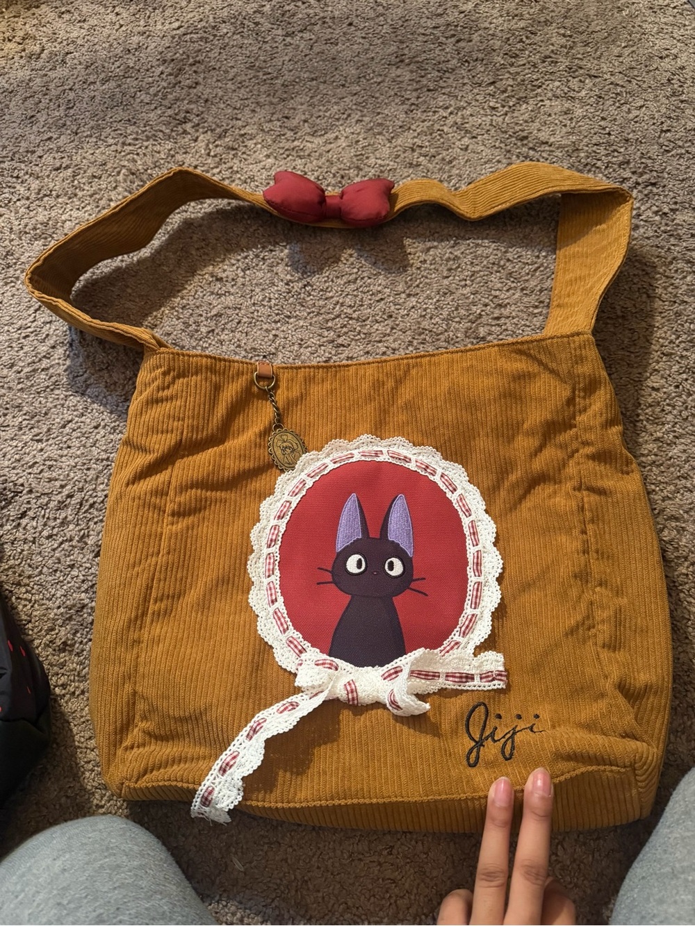 Corduroy Tote Bag kiki delivery